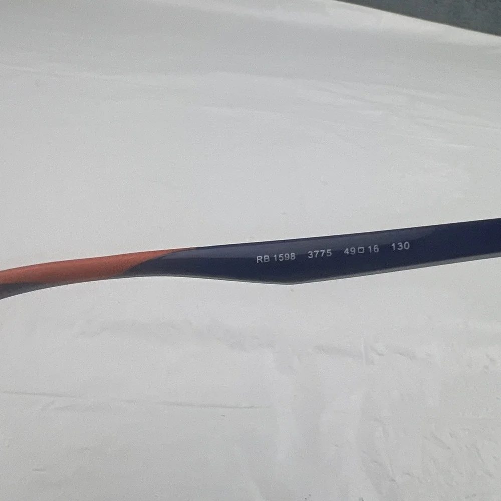 Ray-Ban RB1586 3775 Kids Eyeglasses FRAMES ONLY 49-16-130 Blue Orange Full Rim